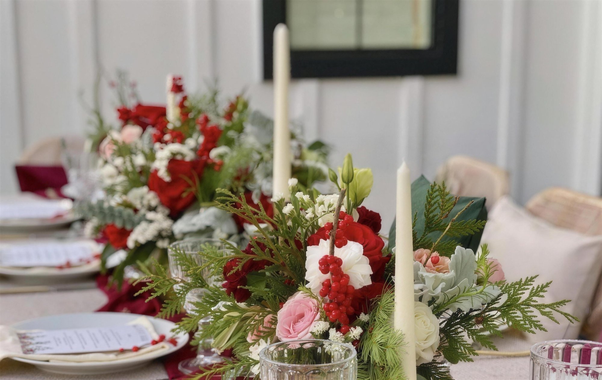Classic Christmas tablescape