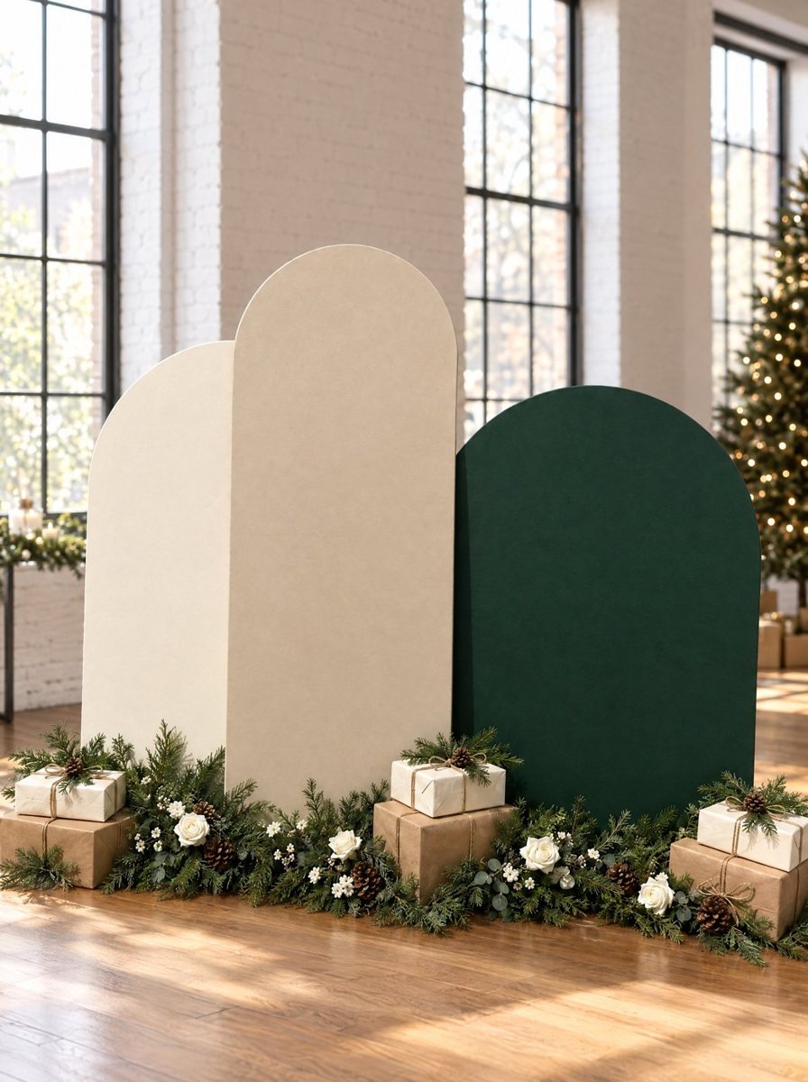 Neutral Christmas backdrop