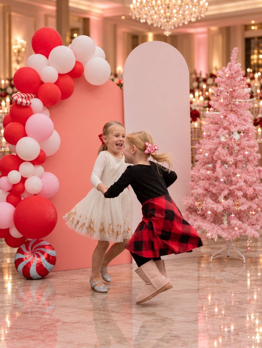 Pink-mas backdrop