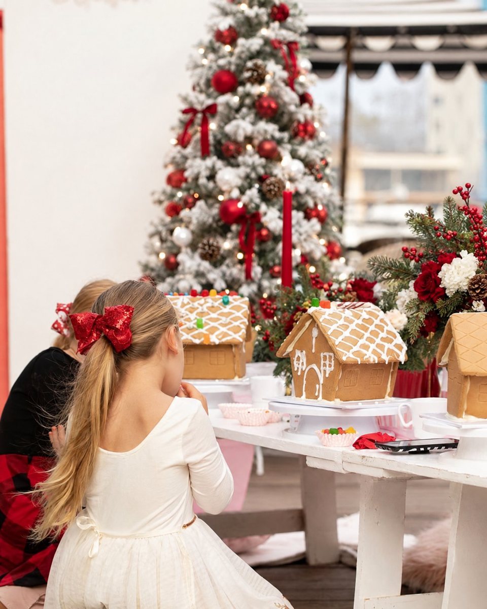 Winter wonderland tea table